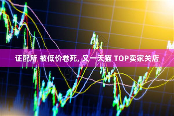 证配所 被低价卷死, 又一天猫 TOP卖家关店