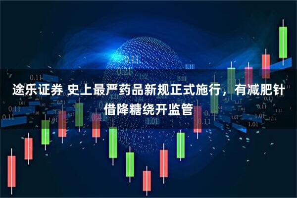 途乐证券 史上最严药品新规正式施行，有减肥针借降糖绕开监管